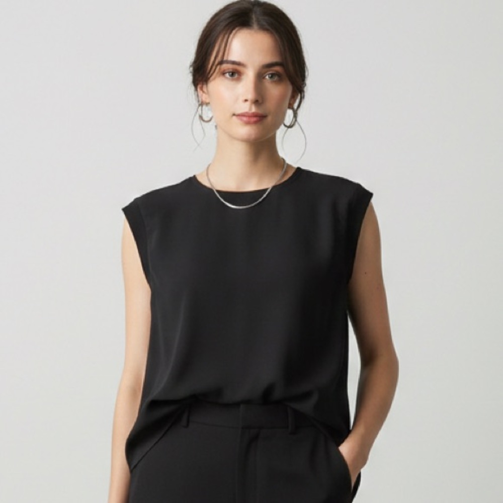 Vince‎ Classic Black Crew Neck Tee